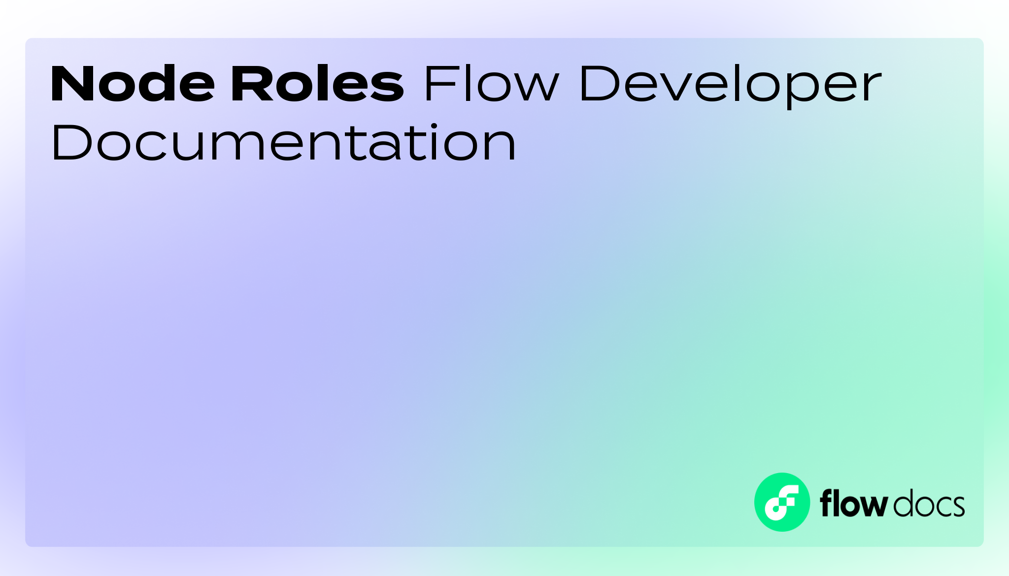 Which node to run as a fullnode - Product & Ideas - Flow Community